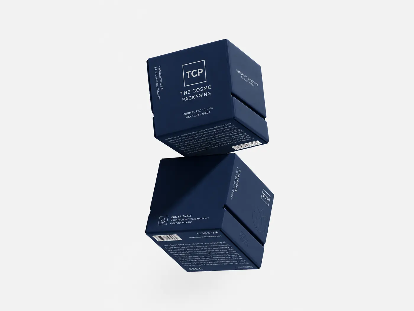 Premium rigid presentation box with custom finish
